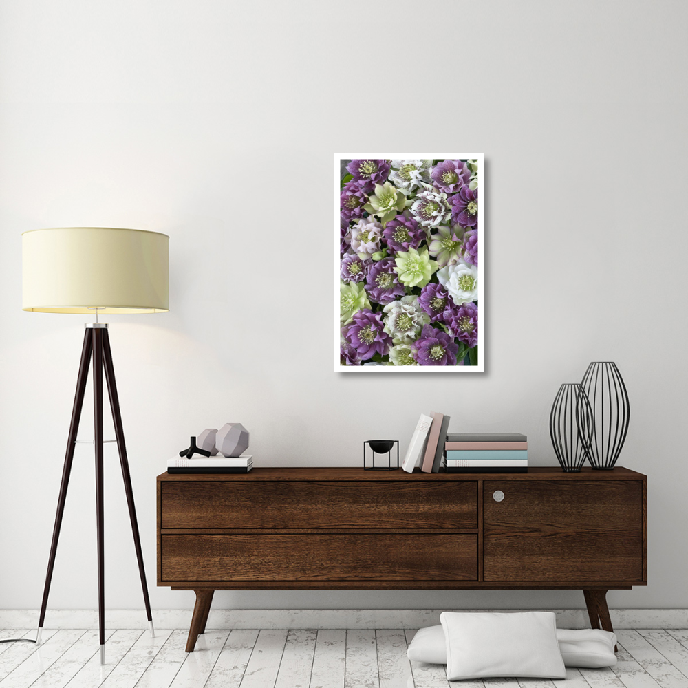 Hellebore flowers-Paper Art-26&quotx38"