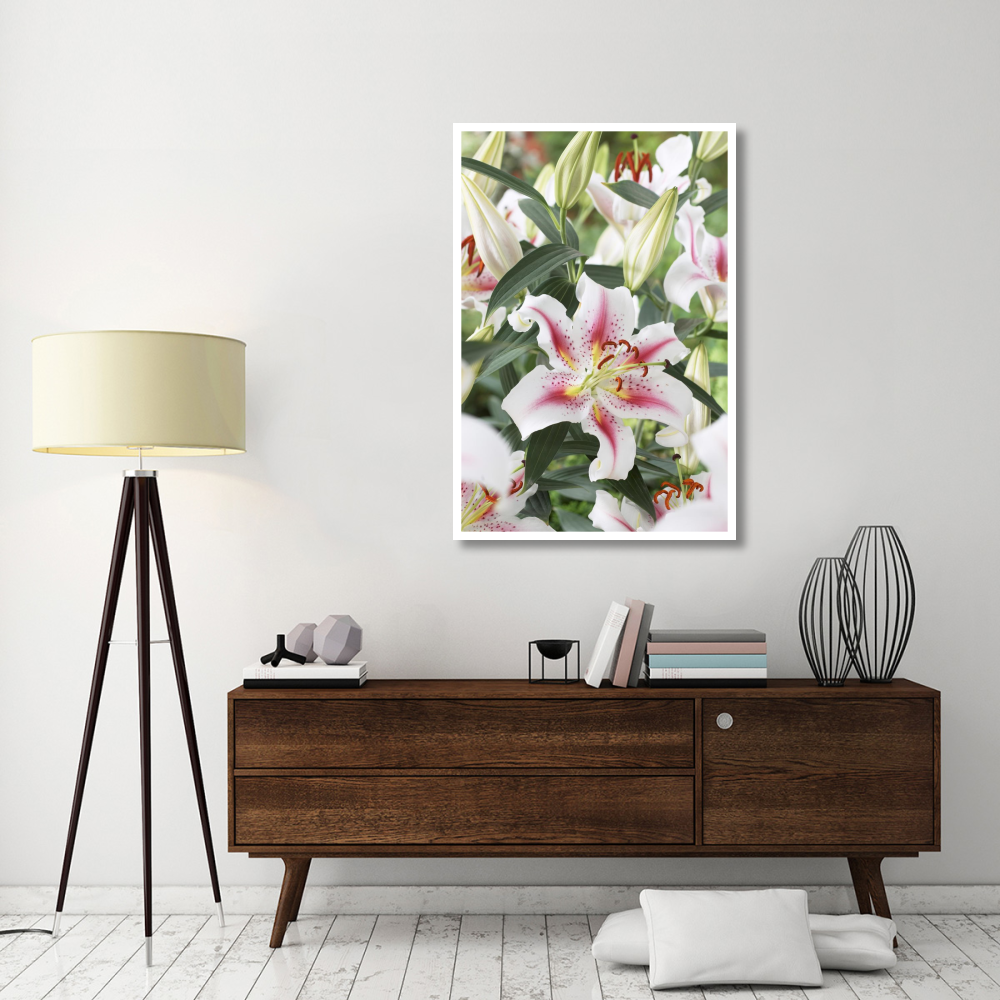 Lily rosy dawn variety flowers-Paper Art-34&quotx50"