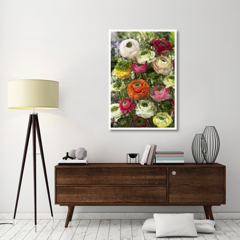 Buttercup mirabelle vert variety flowers-Paper Art-34&quotx50"
