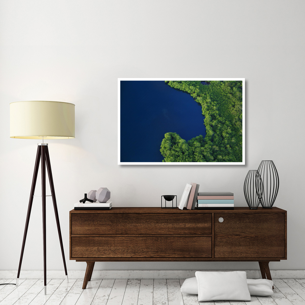 Mangrove stand, Bocas del Toro, Panama-Paper Art-50&quotx34"