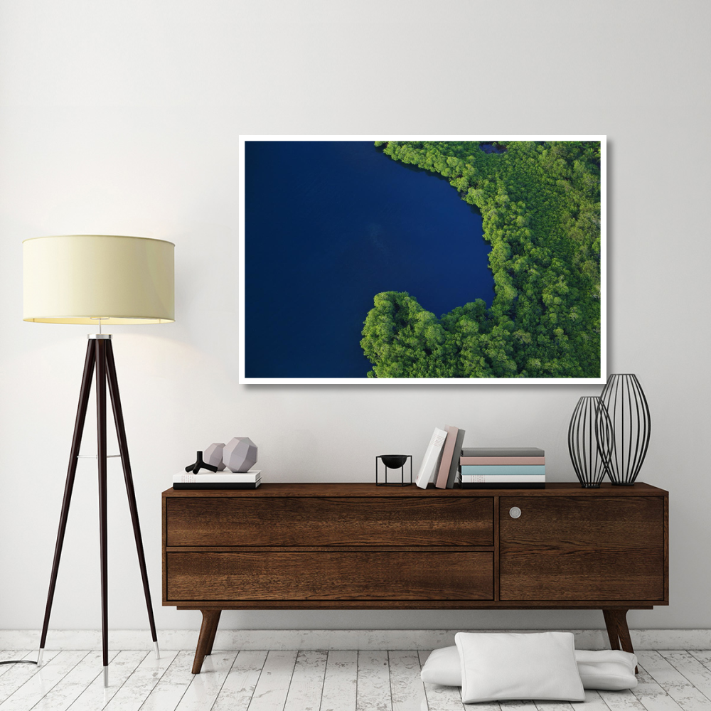 Mangrove stand, Bocas del Toro, Panama-Paper Art-62&quotx42"