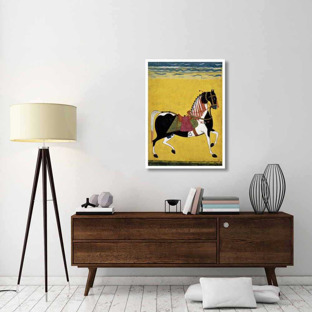 Portrait of a Stallion, mid 19th century-Paper Art-31&quotx42"