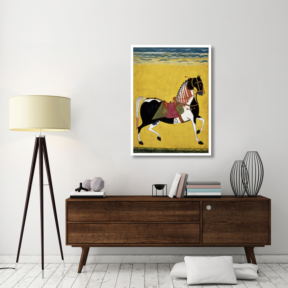 Portrait of a Stallion, mid 19th century-Paper Art-34&quotx46"