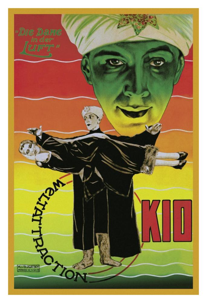 Magicians: Dame in der Luft: Weltattraction Kio-Paper Art-26"x38"