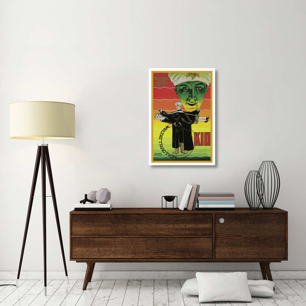 Magicians Dame in der Luft Weltattraction Kio-Paper Art-26&quotx38"