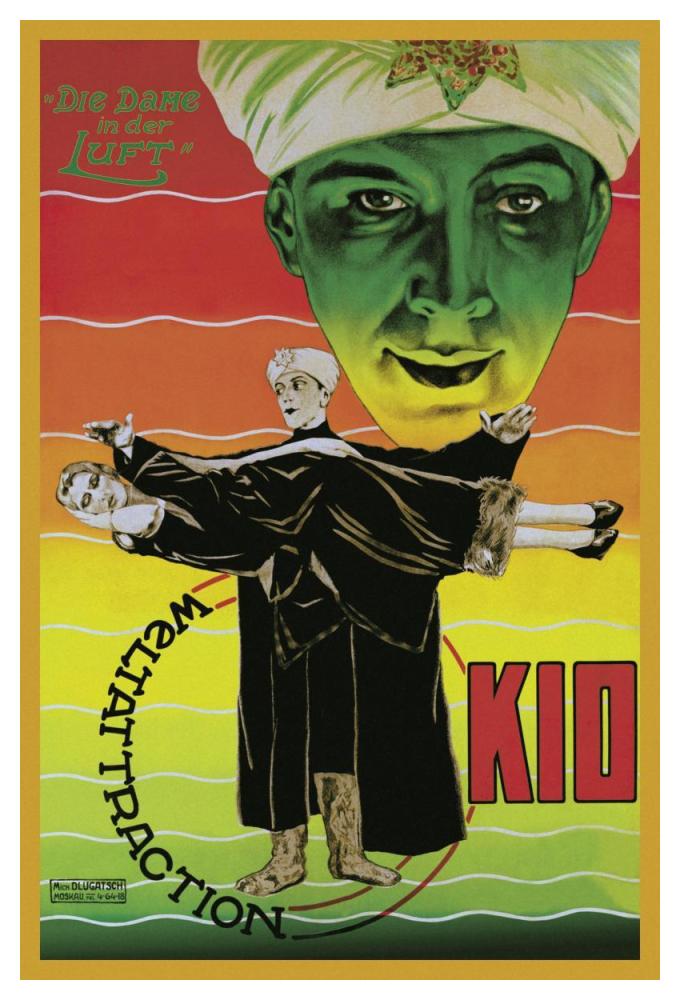 Magicians: Dame in der Luft: Weltattraction Kio-Paper Art-34"x50"