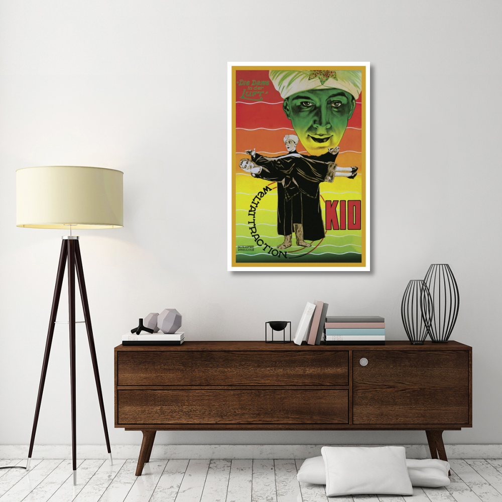 Magicians Dame in der Luft Weltattraction Kio-Paper Art-34&quotx50"