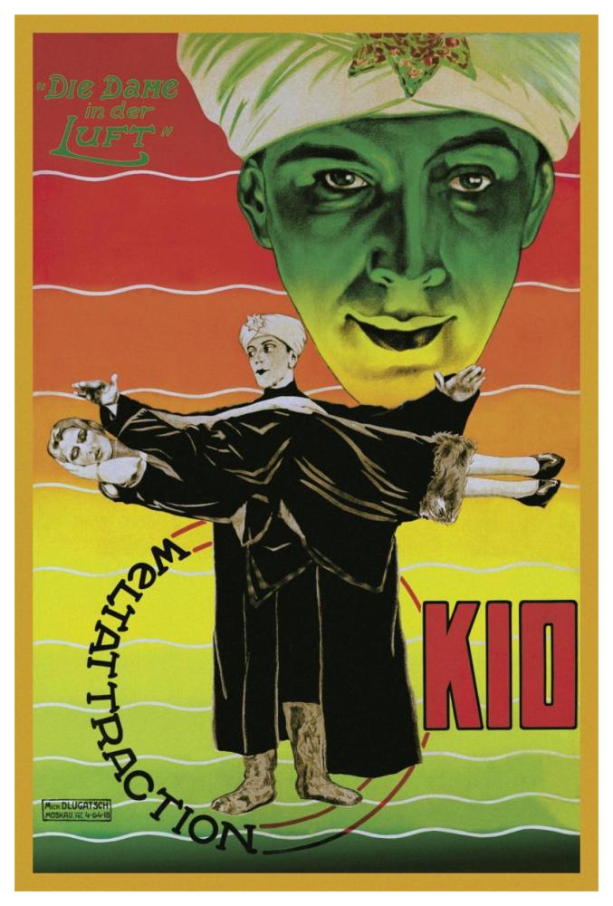 Magicians: Dame in der Luft: Weltattraction Kio-Paper Art-42"x62"