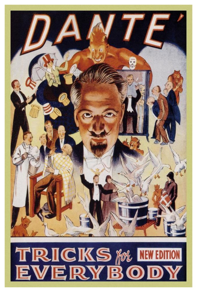 Magicians: Dante: Tricks for Everybody-Paper Art-42"x62"