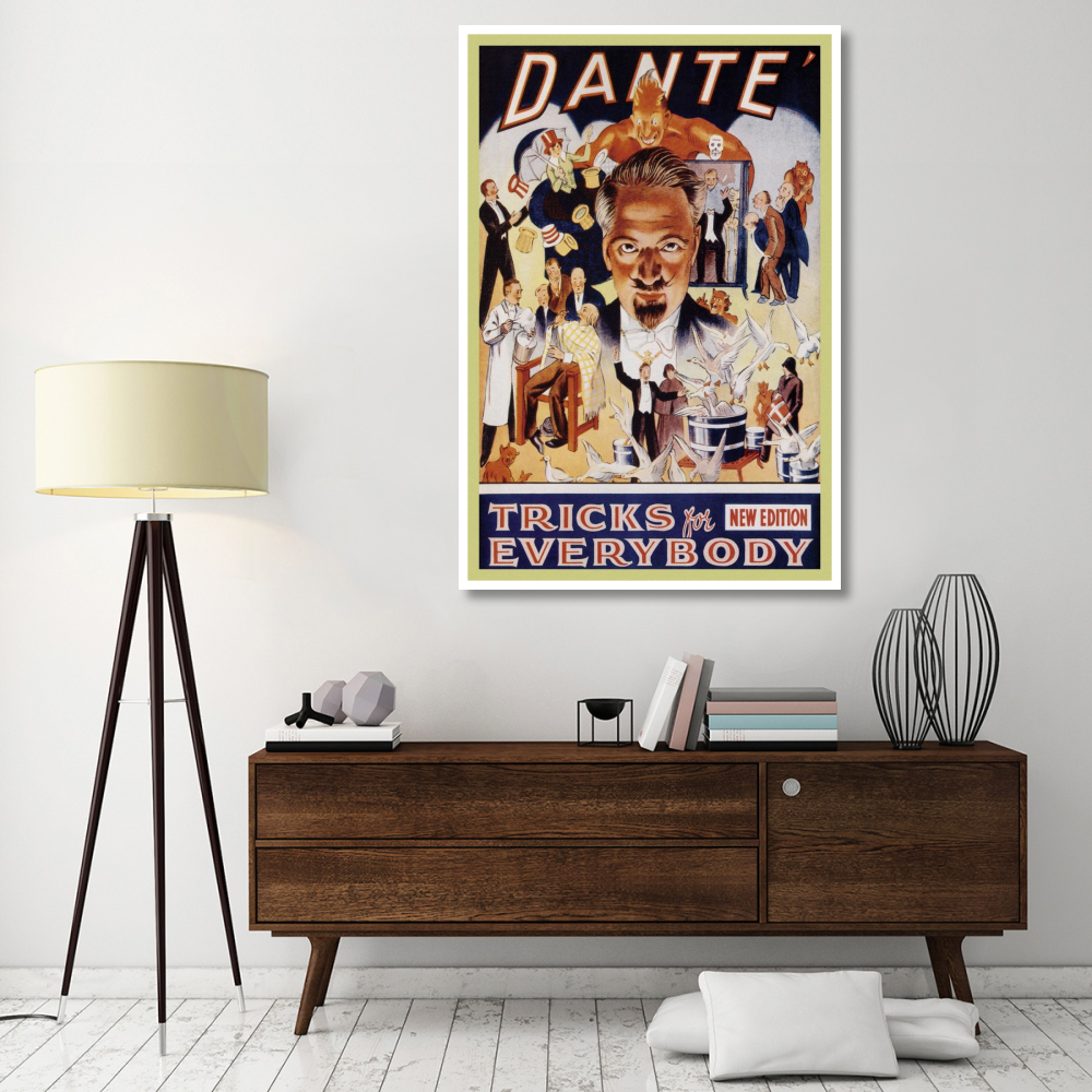 Magicians Dante Tricks for Everybody-Paper Art-42&quotx62"