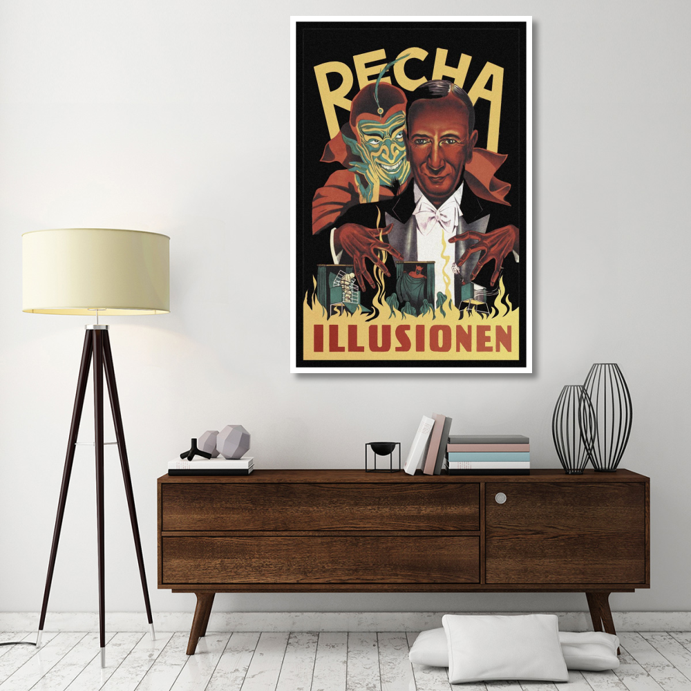 Magicians Recha Illusionen-Paper Art-42&quotx62"