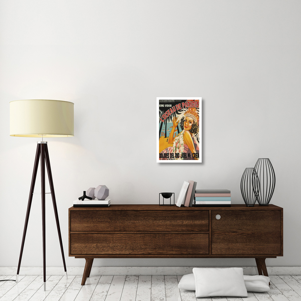 Vintage Film Posters Bird of Paradise &quotL'oiseau de Paradis"-Paper Art-18&quotx26"