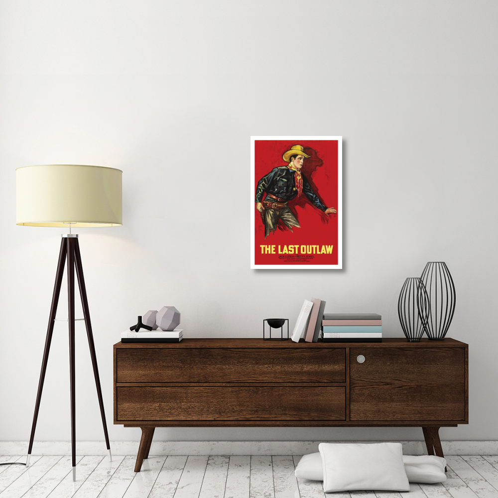 Vintage Westerns Last Outlaw-Paper Art-22&quotx32"