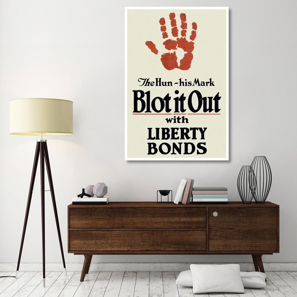 WWI Blot It Out-Paper Art-42&quotx62"