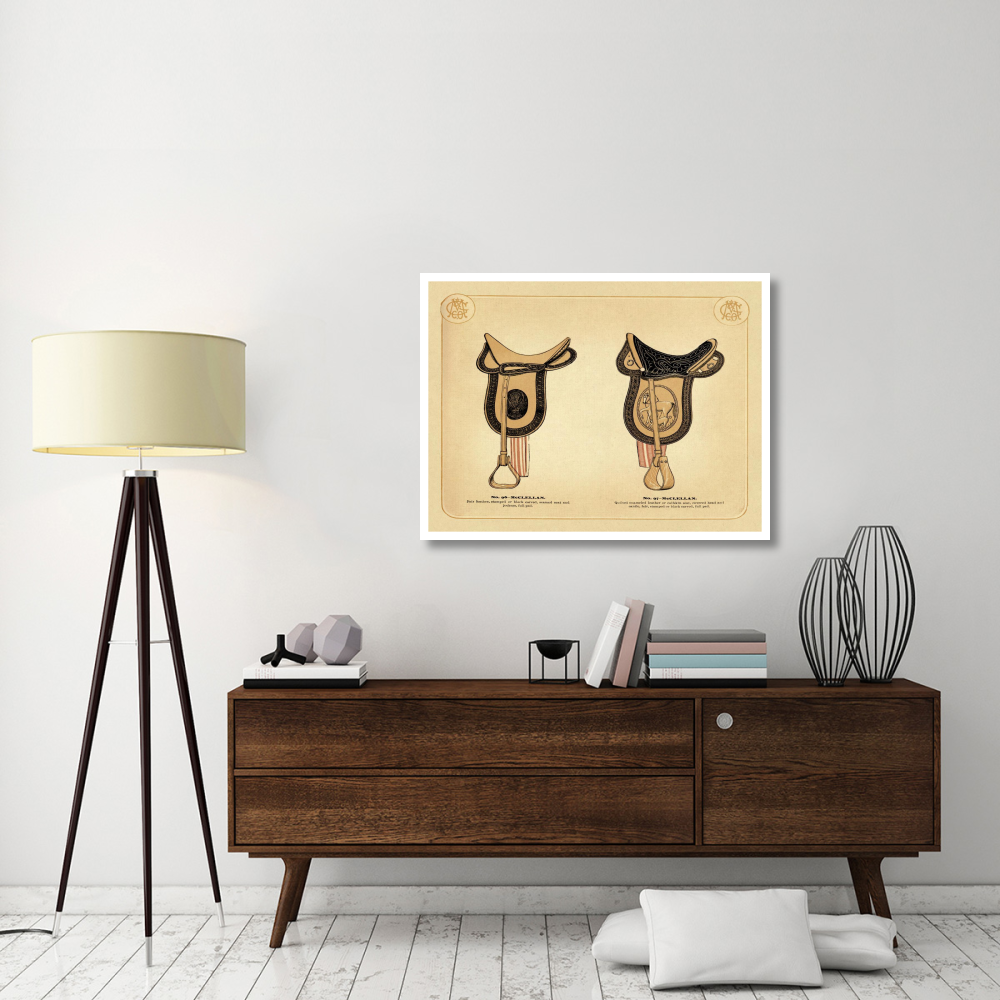 Saddles and Tack McClellan Saddles 2-Paper Art-42&quotx32"