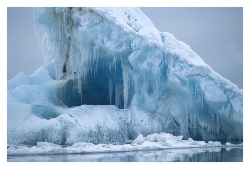 Arctic landscape, Svalbard, Norway-Paper Art-38"x26"