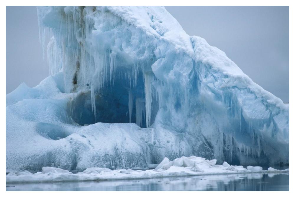 Arctic landscape, Svalbard, Norway-Paper Art-50"x34"