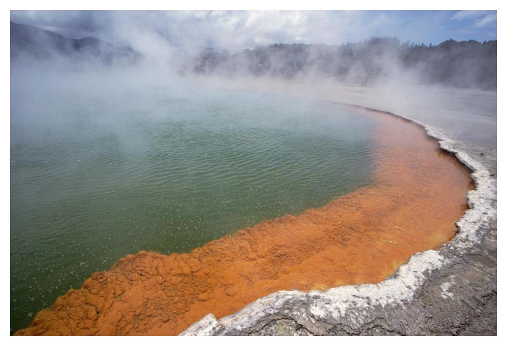 Champagne Pool, a volcanic lake, Waiotapu, Rotorua, New Zealand-Paper Art-50"x34"