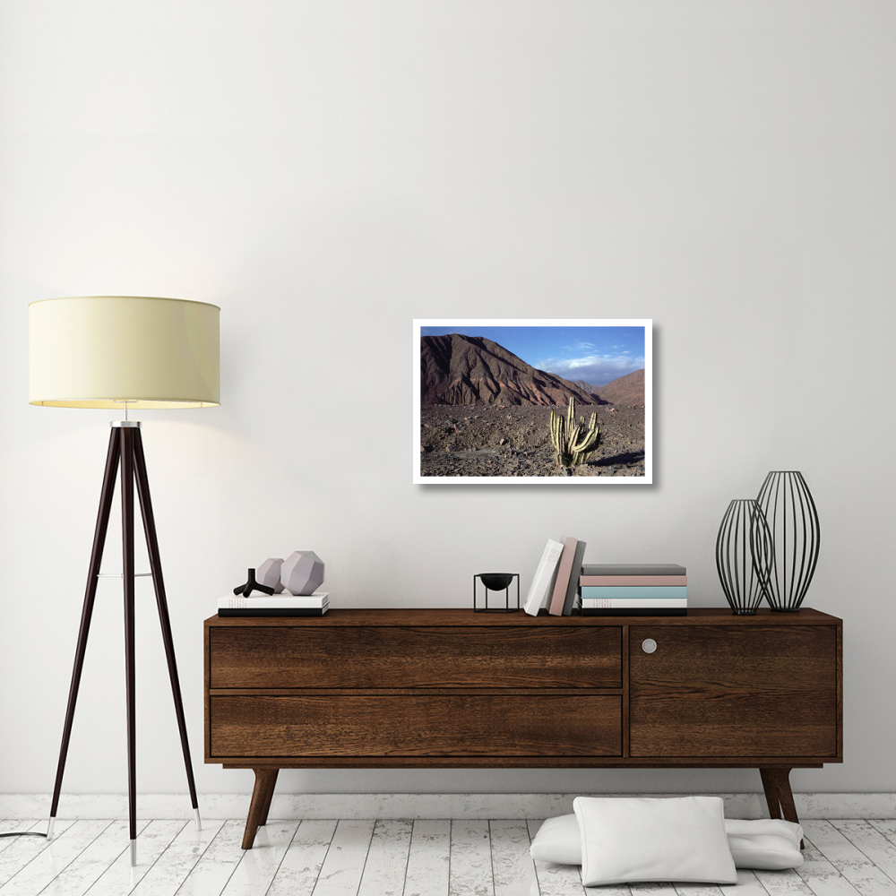 Atacama Desert located at foothills of the Andes, driest region in the world, Peru-Paper Art-32&quotx22"
