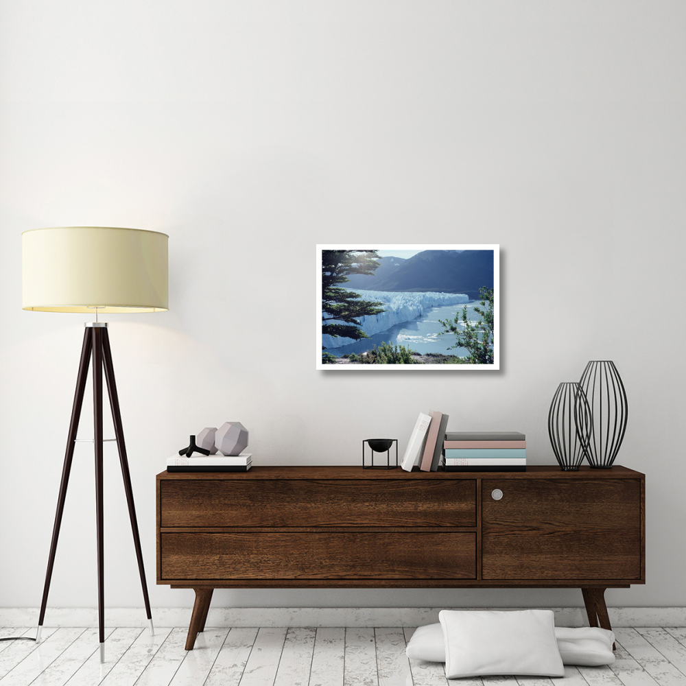 Petit Moreno Glacier dropping into Lago Argentino, Los Glaciares NP, Argentina-Paper Art-32&quotx22"
