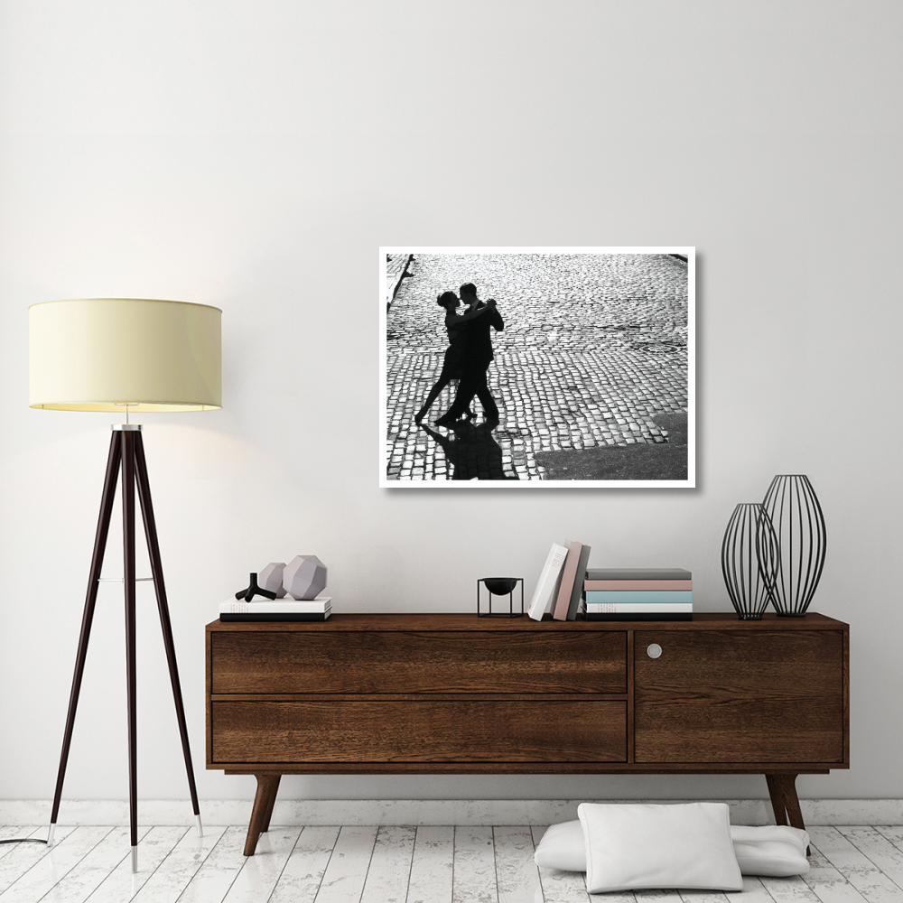 Dancers performing the Tango-Paper Art-42&quotx32"