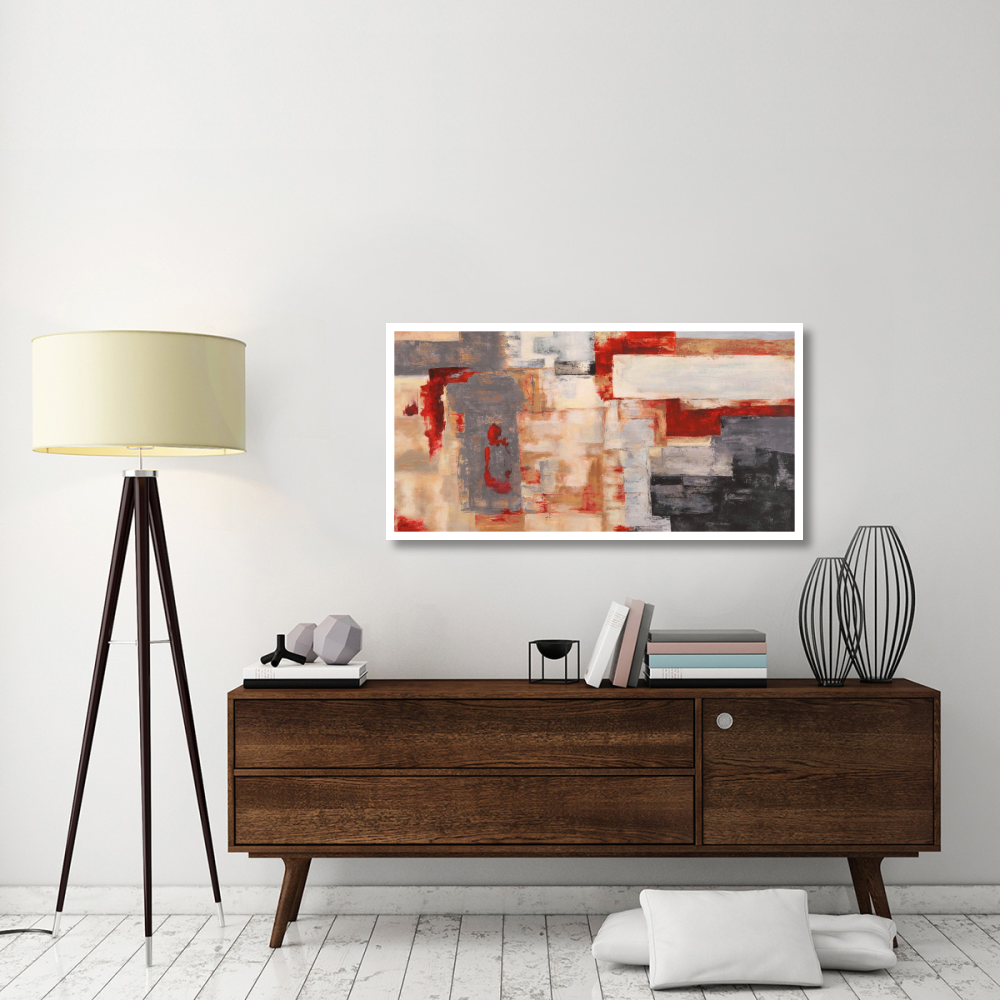 Bronze Flame-Paper Art-50&quotx26"