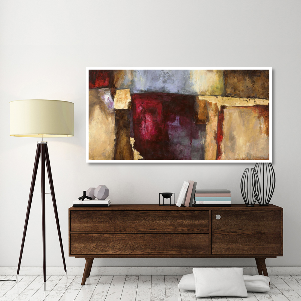 Rosso fiorentino-Paper Art-74&quotx38"