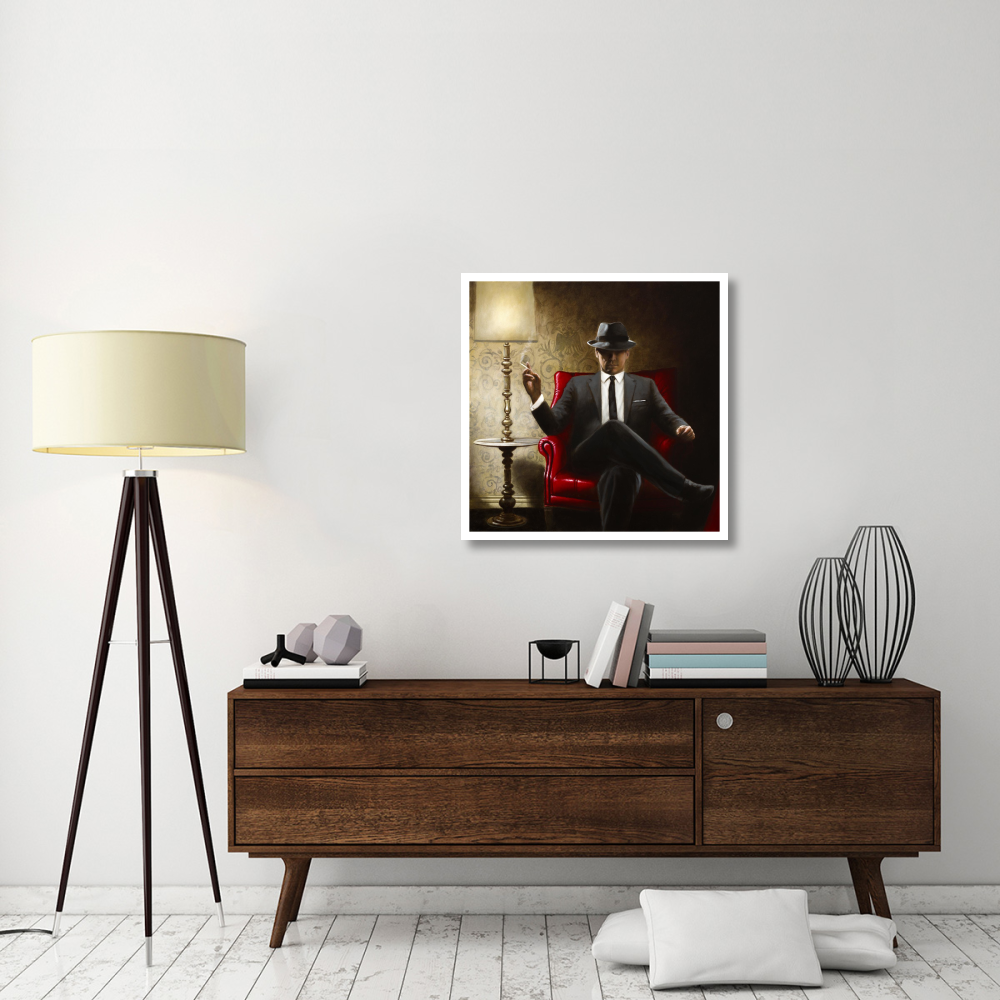 Black Tie-Paper Art-32&quotx32"