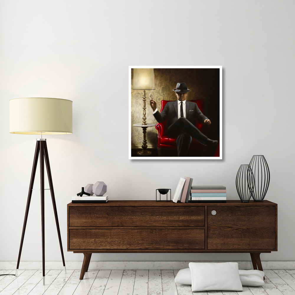 Black Tie-Paper Art-38&quotx38"