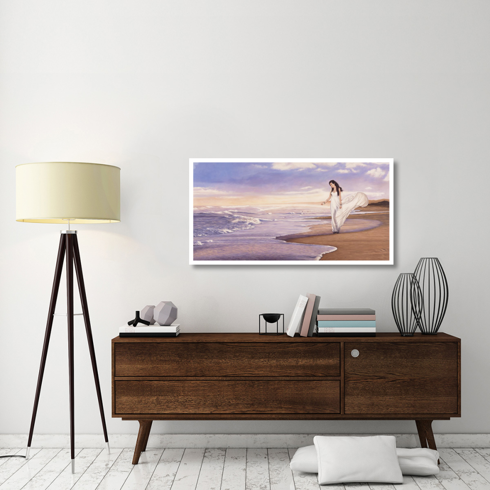 Ocean Waves-Paper Art-50&quotx26"