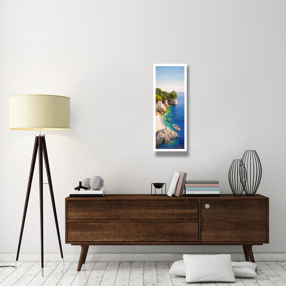 Caletta nel Mediterraneo-Paper Art-14&quotx38"