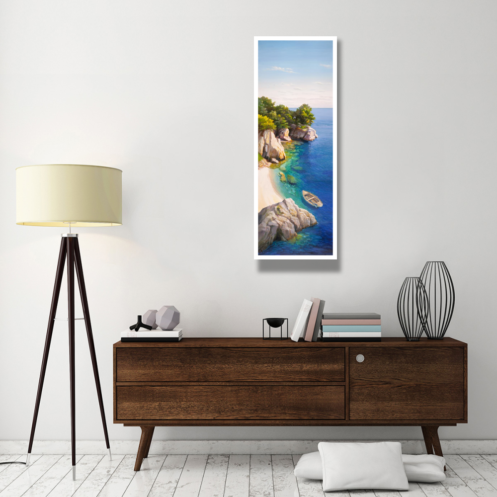 Caletta nel Mediterraneo-Paper Art-20&quotx56"