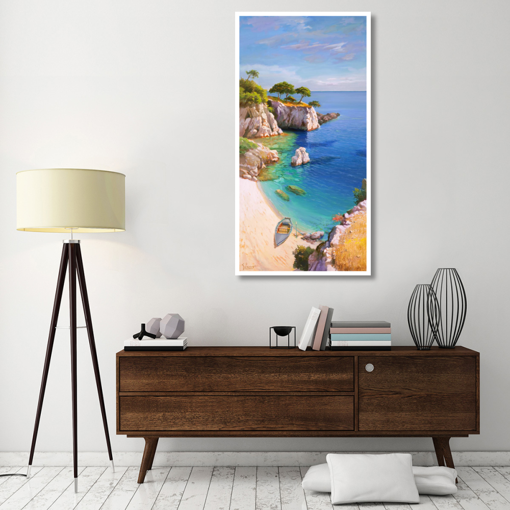 Caletta nel sole-Paper Art-32&quotx62"
