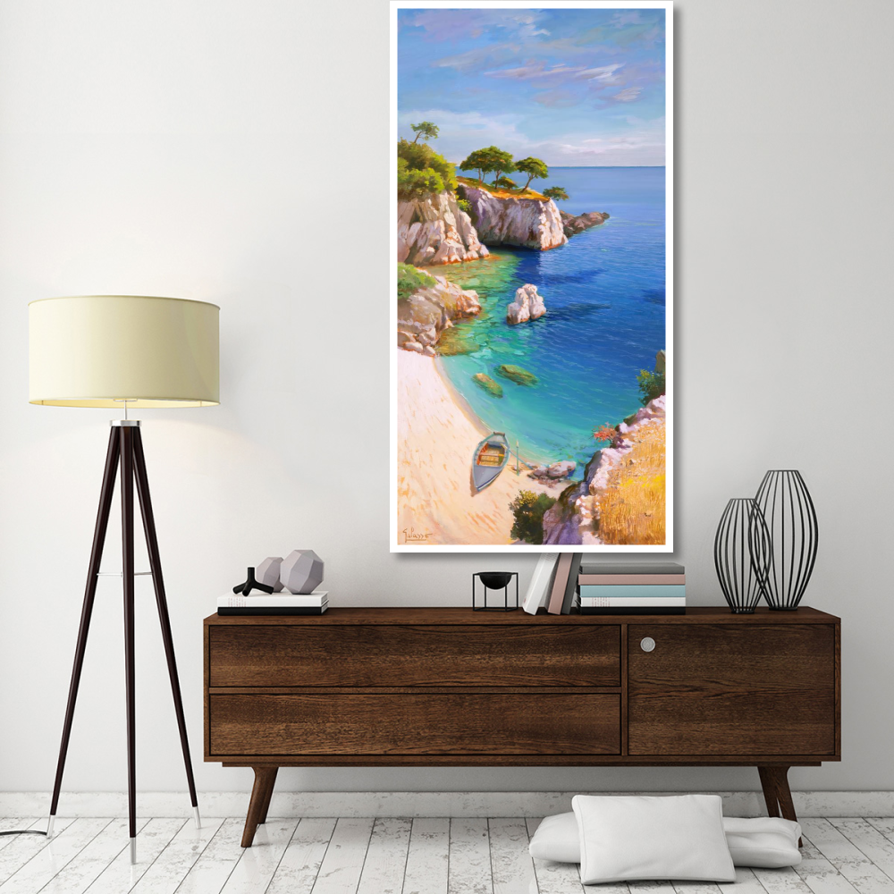 Caletta nel sole-Paper Art-38&quotx74"