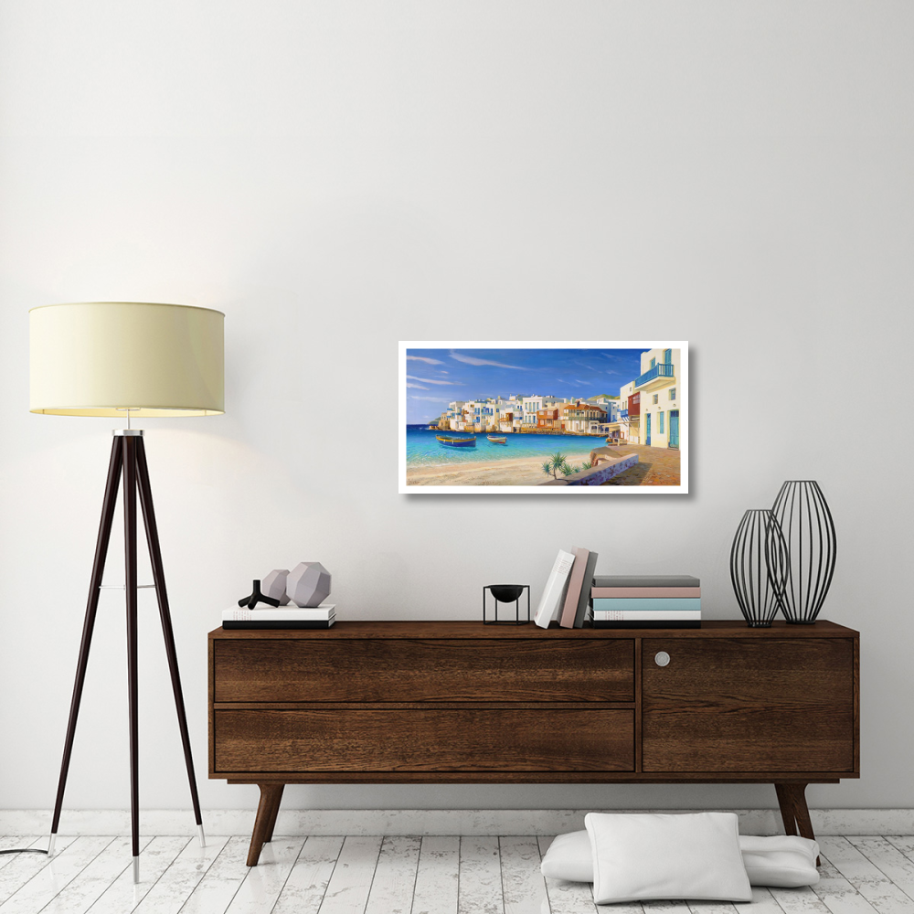Mykonos-Paper Art-38&quotx20"