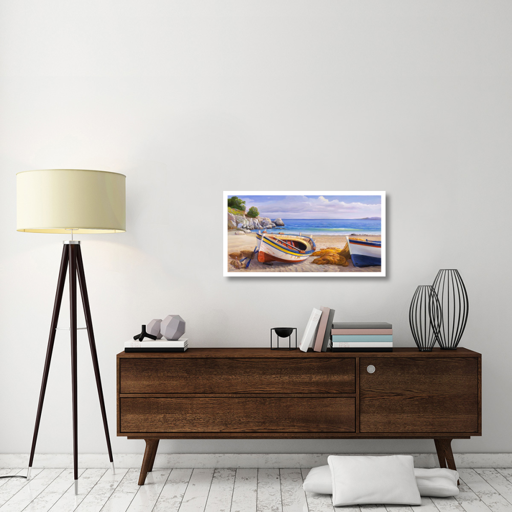 Pomeriggio mediterraneo-Paper Art-38&quotx20"