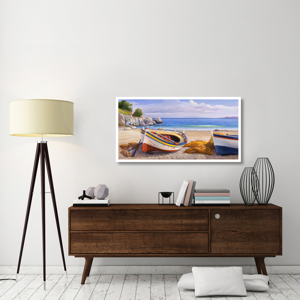 Pomeriggio mediterraneo-Paper Art-50&quotx26"