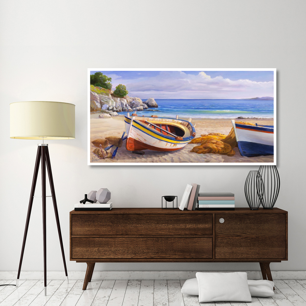 Pomeriggio mediterraneo-Paper Art-74&quotx38"