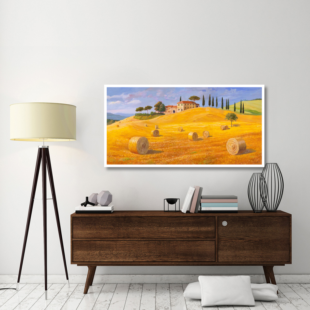 Colline in Toscana-Paper Art-62&quotx32"