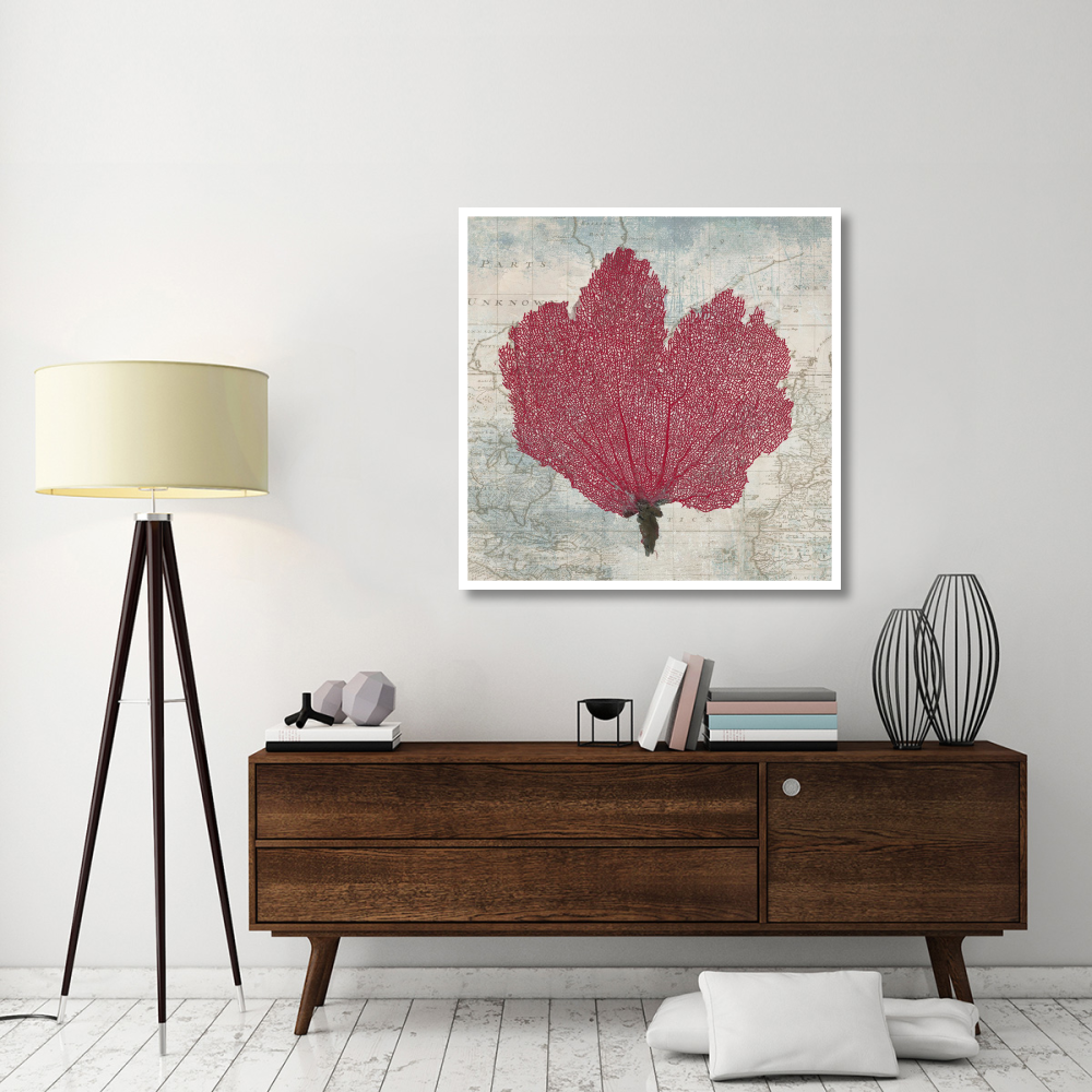 Fan Coral-Paper Art-42&quotx42"