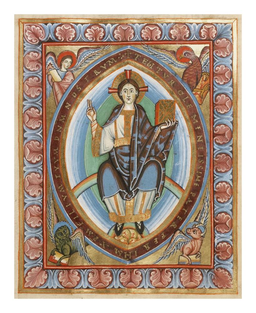 Christ in Majesty-Paper Art-18"x22"