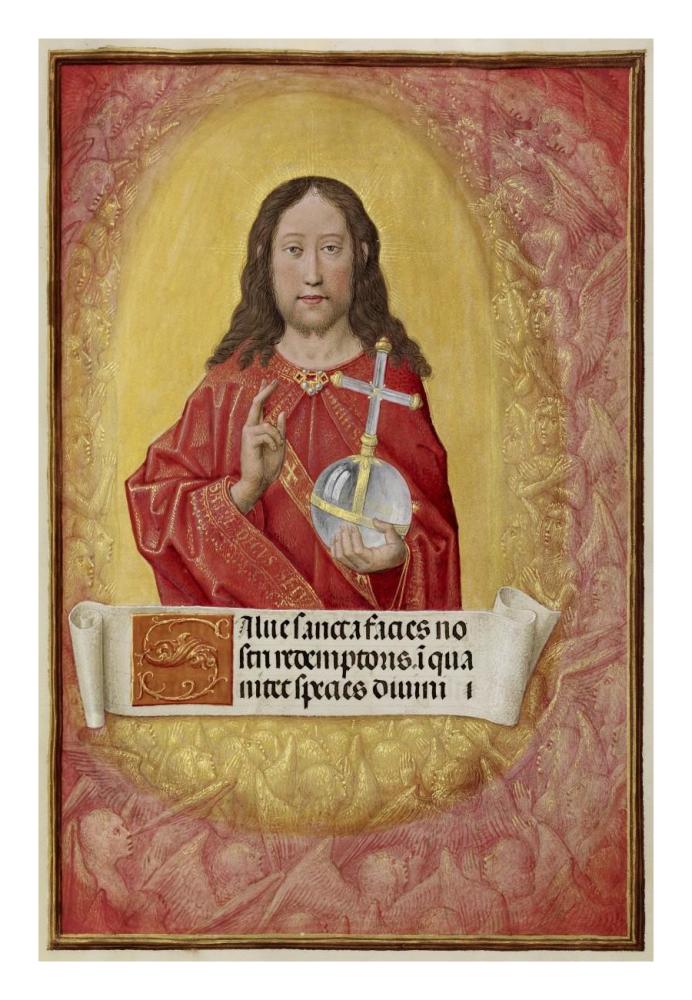 Christ in Majesty-Paper Art-18"x26"