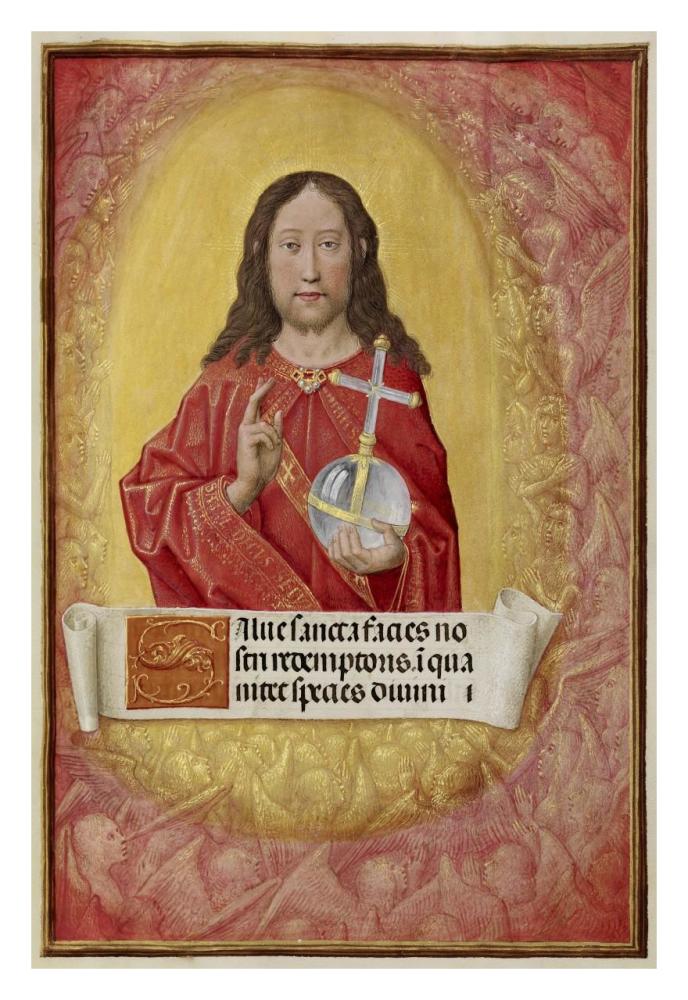 Christ in Majesty-Paper Art-22"x32"
