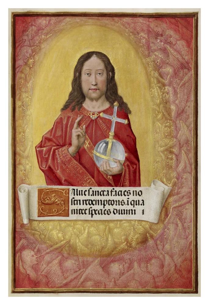 Christ in Majesty-Paper Art-26"x38"
