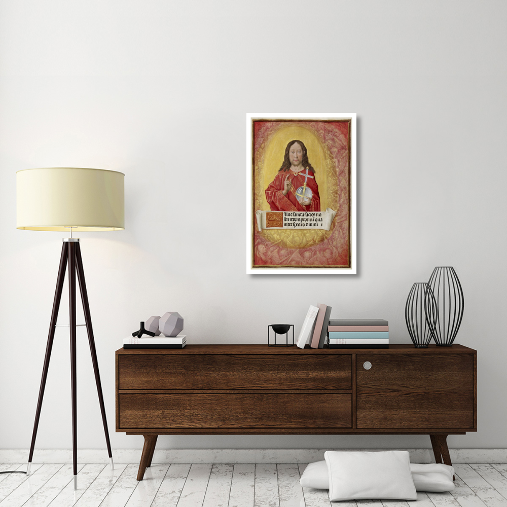 Christ in Majesty-Paper Art-26&quotx38"