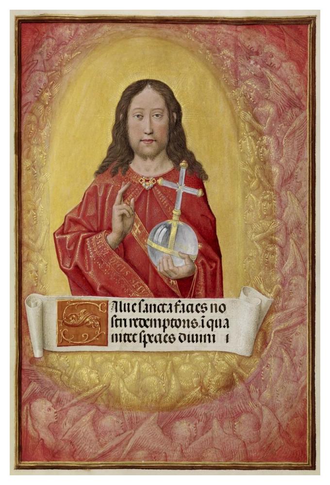 Christ in Majesty-Paper Art-34"x50"