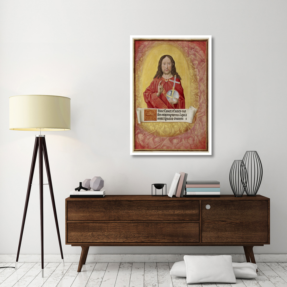 Christ in Majesty-Paper Art-34&quotx50"