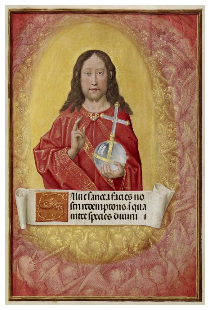 Christ in Majesty-Paper Art-42"x62"