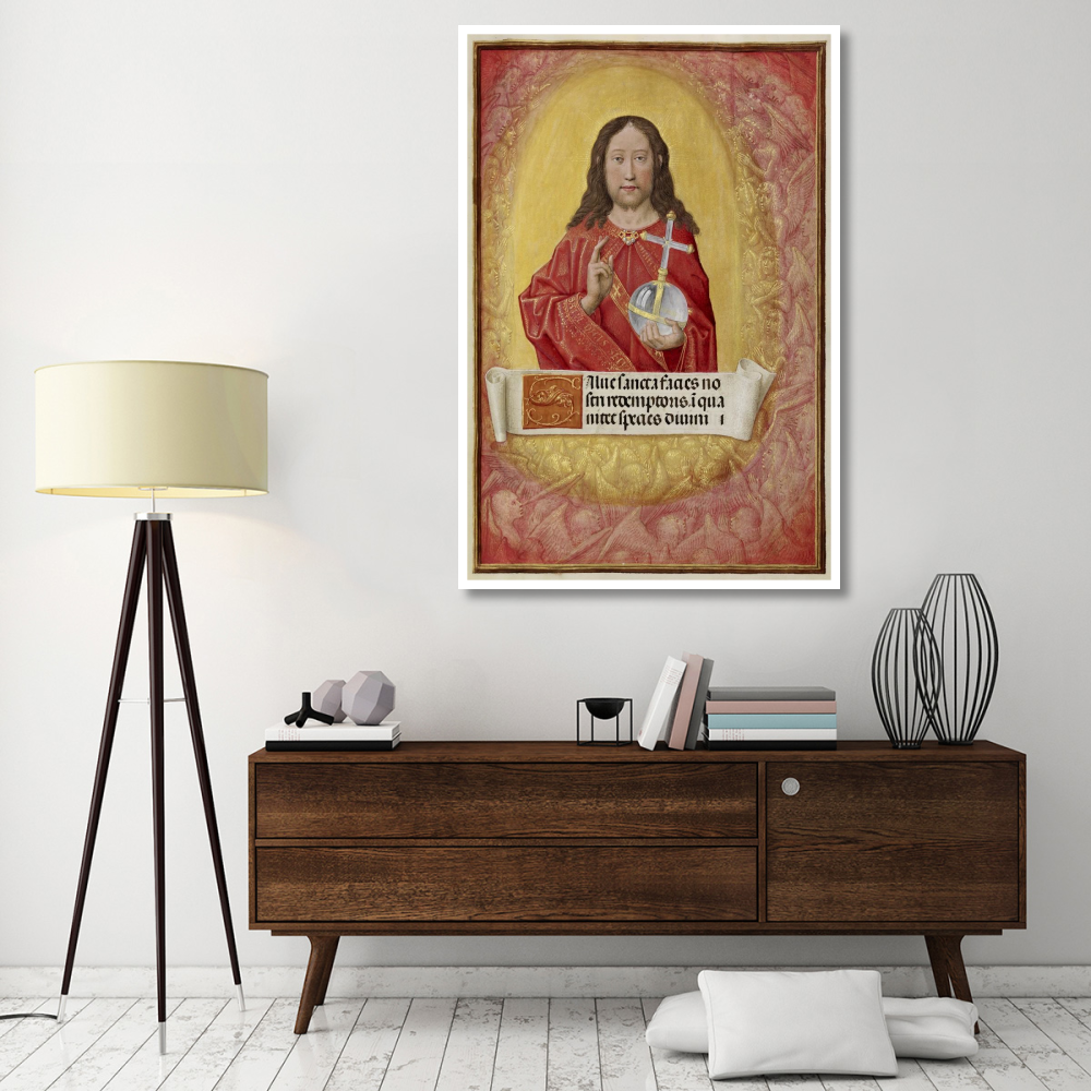 Christ in Majesty-Paper Art-42&quotx62"