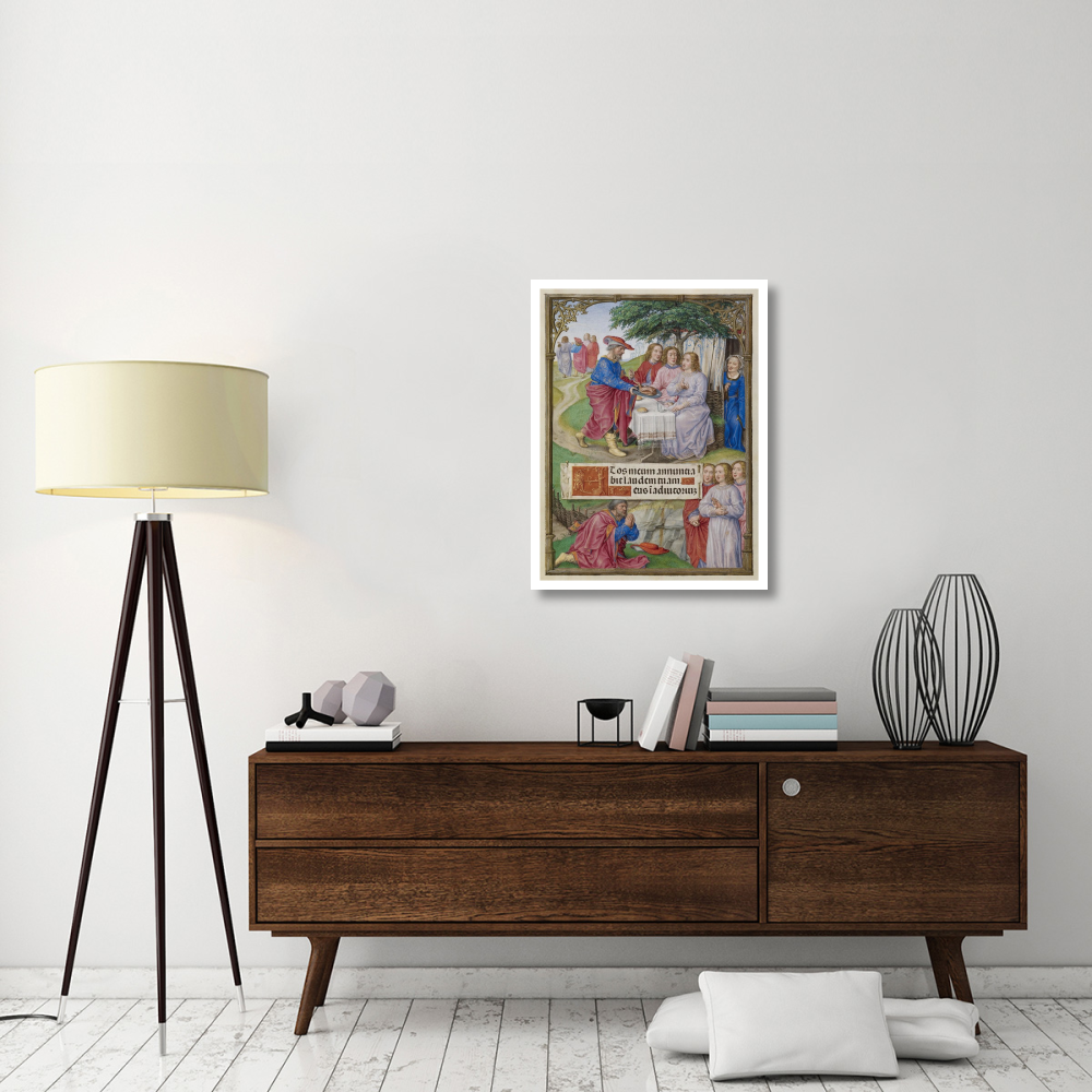 Abraham and the Three Angels-Paper Art-26&quotx34"